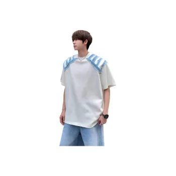 DUATOGE T Shirts Men White 