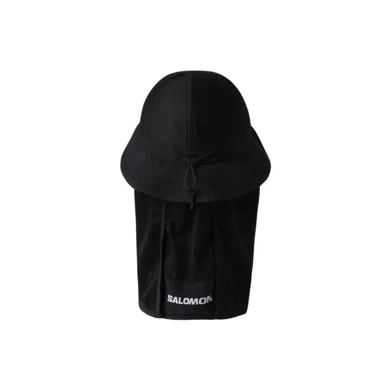 SALOMON Nylon Bucket Hats Unisex Black-1
