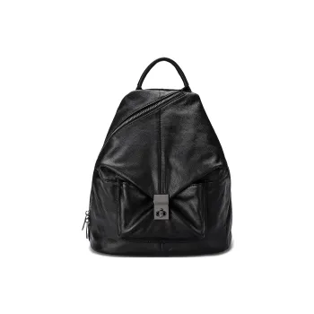Ace Paul Cow Leather Backpack Unisex Black