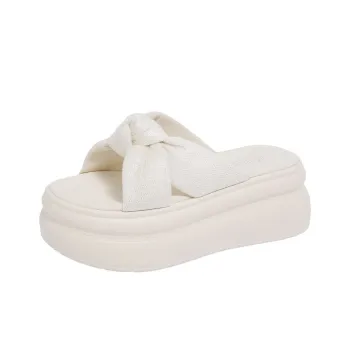 Dragon Dance PU Polyurethane Quiet Slip Resistant Abrasion Resistant Slide Slippers Women's