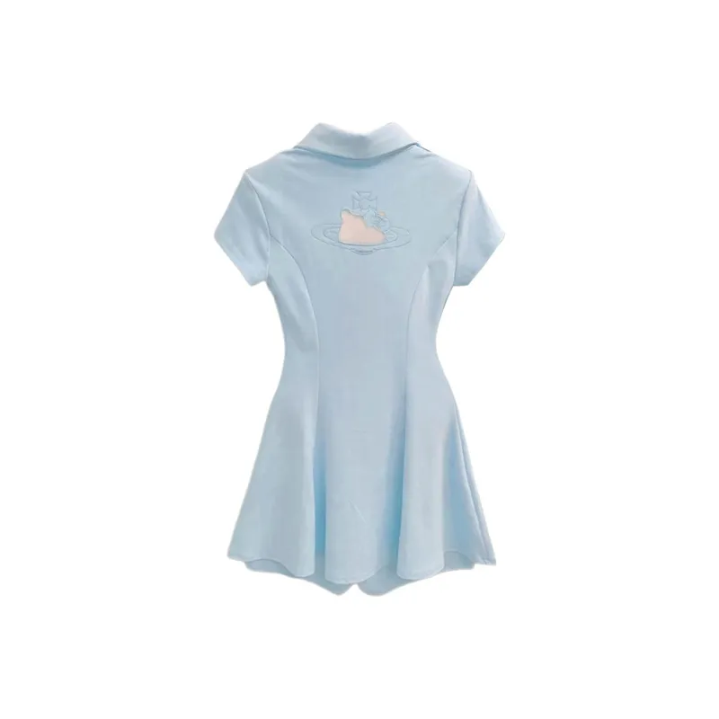 AINUOERMY Short Sleeved Dress Women's-42