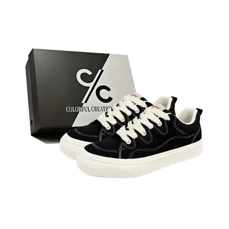 Colorful Creations Skateboard Shoes Men Low Top Black/Gray/Burgundy/Haze Blue-5