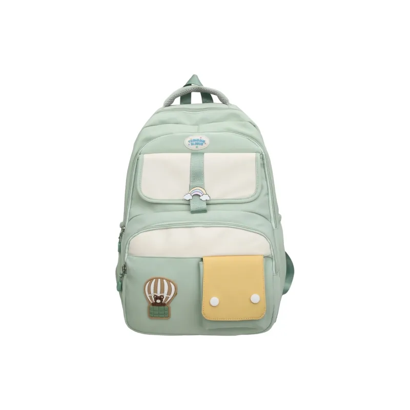Yalu Nylon Backpack Unisex Multicolor-3