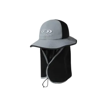 SALOMON Nylon Bucket Hats Unisex Gray