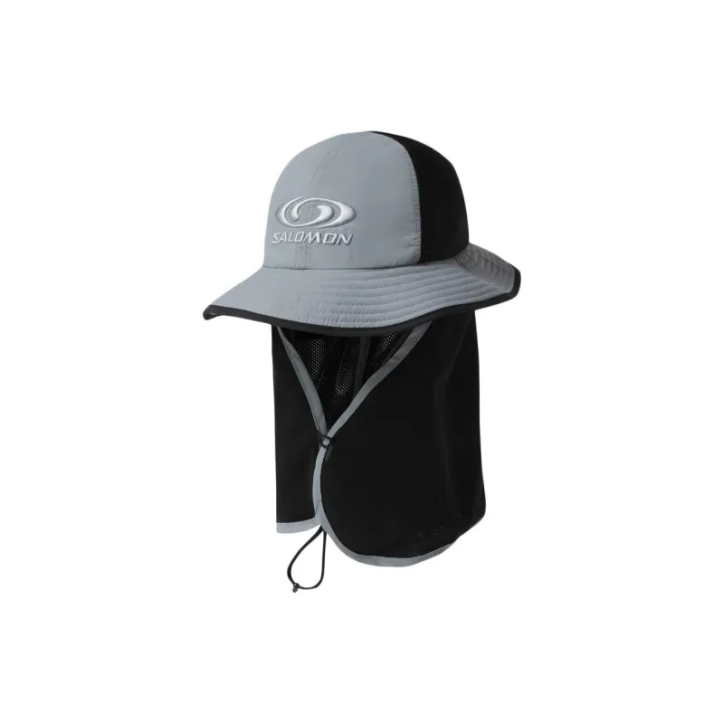 SALOMON Nylon Bucket Hats Unisex Gray-0