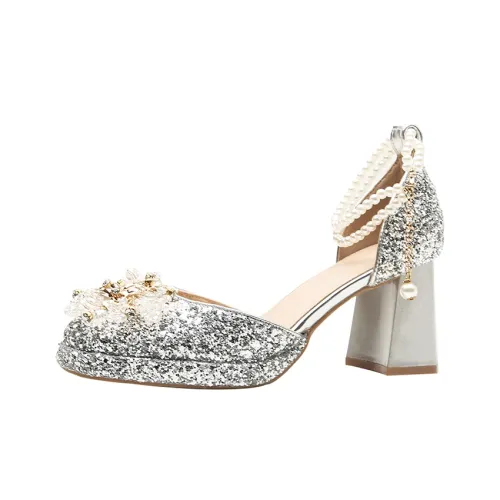KATHRYN WILSON Chunky Heel High Heels Women's