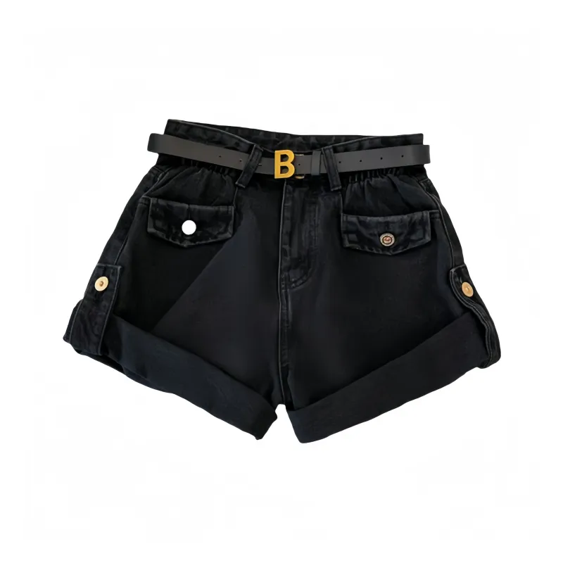 YINLEI Denim Shorts Women's-0