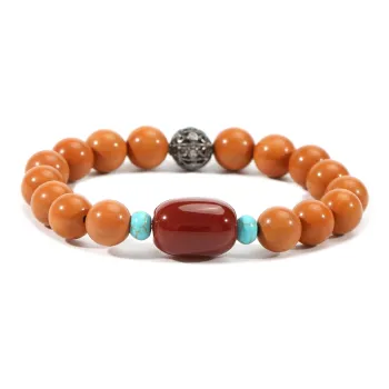 LIBALU Monkey Head Walnut Bracelets Unisex