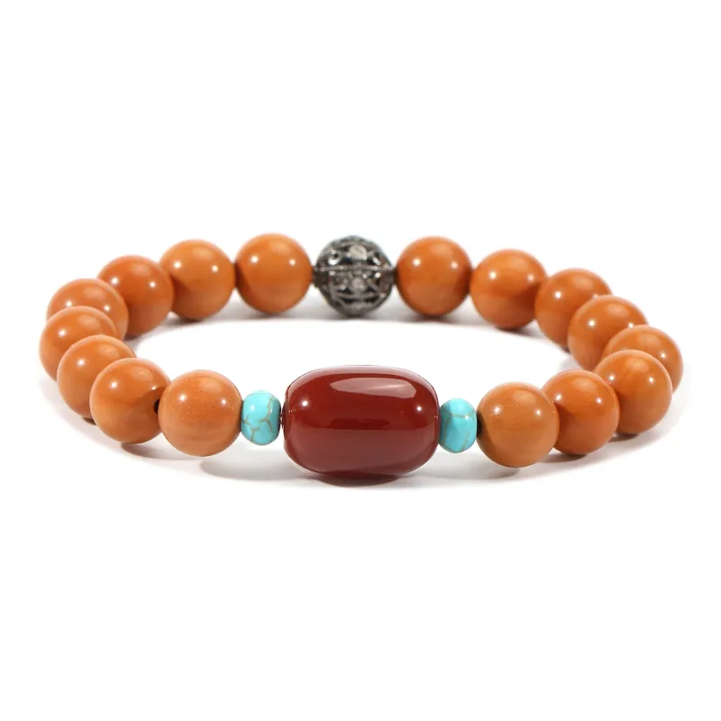 LIBALU Monkey Head Walnut Bracelets Unisex-0