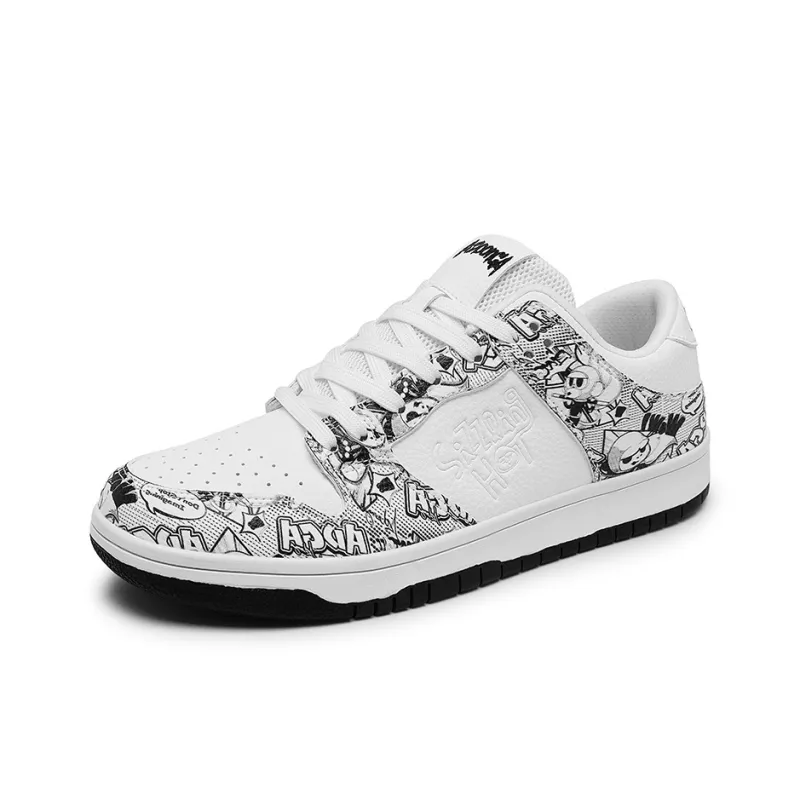 ADOONGA SUP X Coverage Abrasion Resistant, Lightweight, Height Increasing Low Top Skateboard Shoes Unisex-1