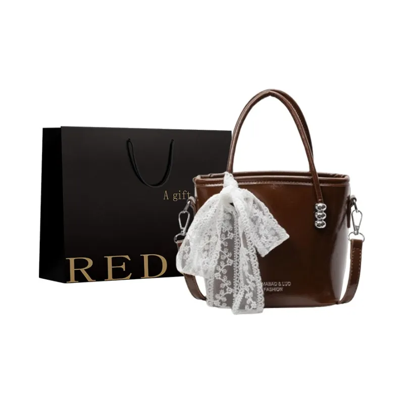 REDOO PU Crossbody Handbag Women's Ecru/Blue/Coffee/Black-4