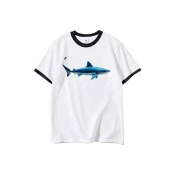 FAIRWHALE Drop Shoulder Sleeve T Shirt Women's
