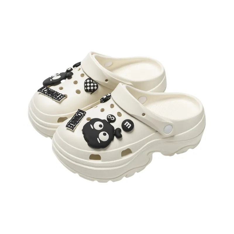 Love Of Wormwood Summer Slip Resistant Students' Eva Squashy And Bouncy Feeling Closed Toe Dormitory Home Slippers-18