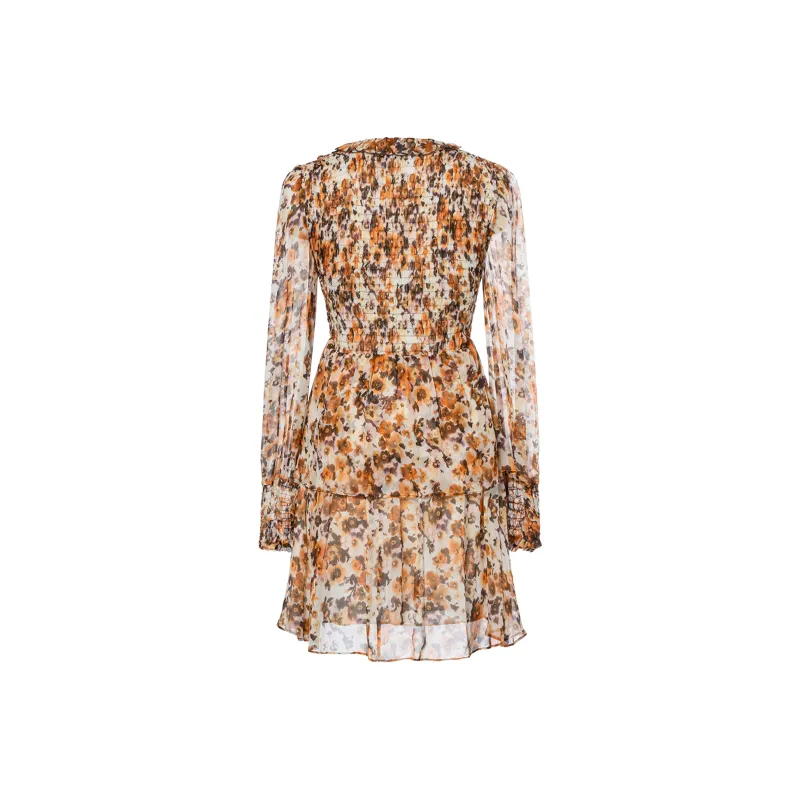 PINKO Long Sleeved Dresses Women's Brown-1
