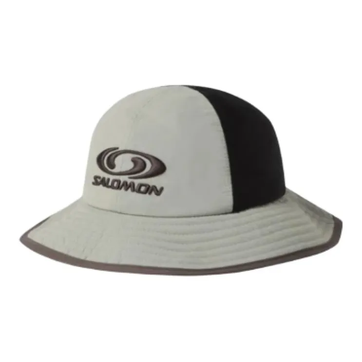 SALOMON Nylon Bucket Hats Unisex Beige-2
