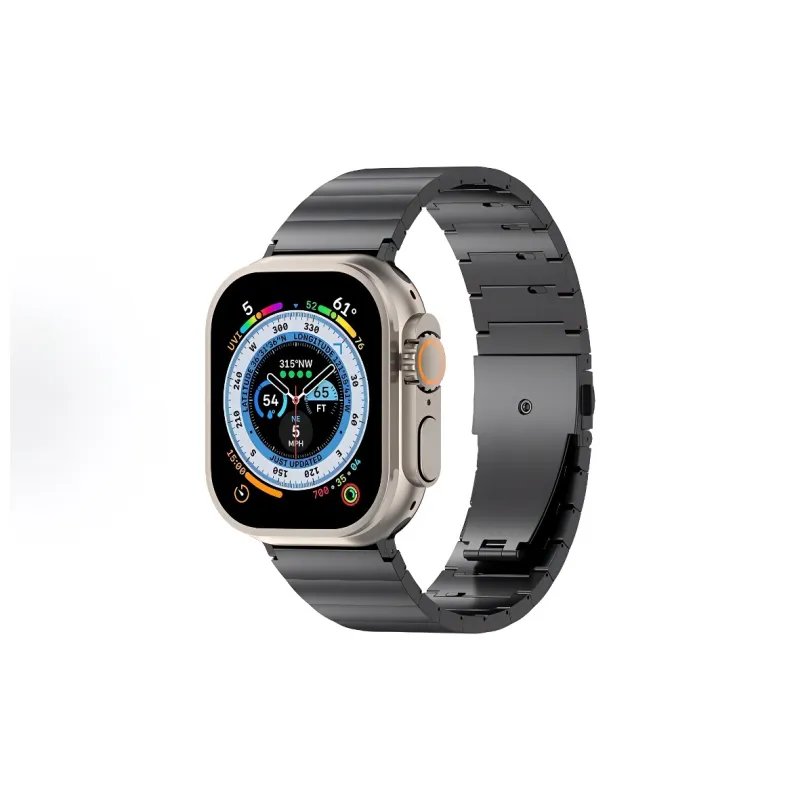 KVZUVUU Apple Compatibility Watch Band Metal-6