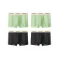 4 Pack[Aqua Green+Aqua Green+Night Ink Black+Night Ink Black]