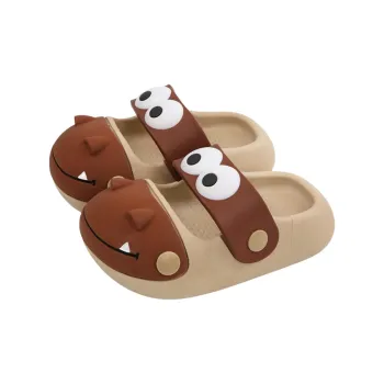 SHIGUDE Sandal Slippers Unisex, Khaki Brown