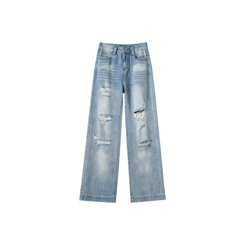 Garbege Jeans Women's Light Vintage Blue