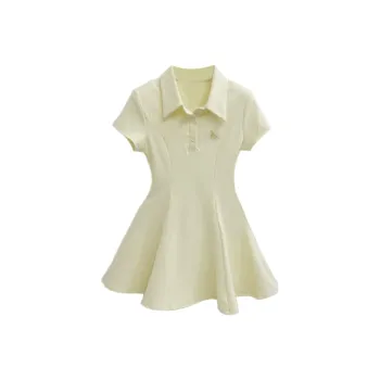 AINUOERMY Short Sleeved Dress Women's