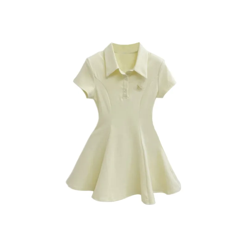 AINUOERMY Short Sleeved Dress Women's-0