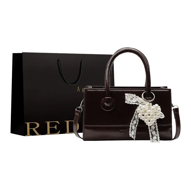 REDOO PU Handbag Women's Ecru/Silver/Pink/Red/Black/Coffee-10