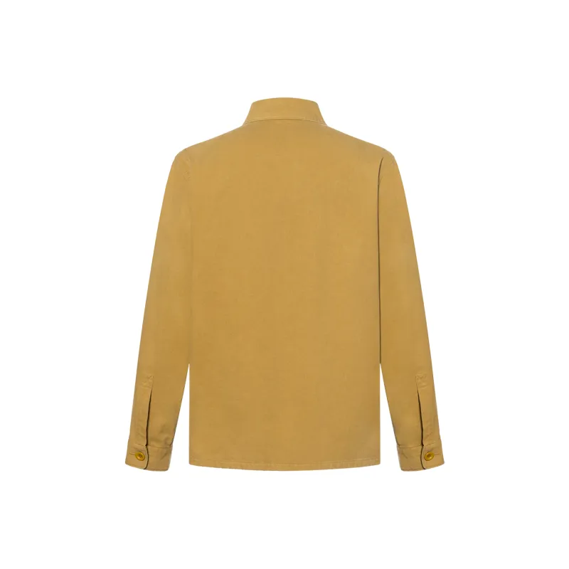 Burberry Panelled Cotton Shirt Shirt Men's Manila Color-1