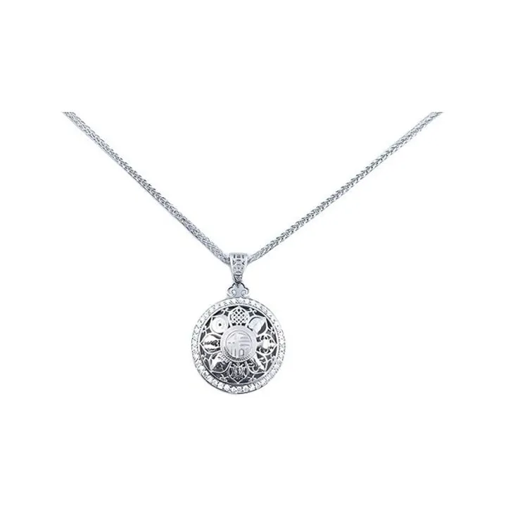 KING TAI SANG S925 Silver Necklaces Unisex-0