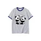 White Gray Navy Blue Edge