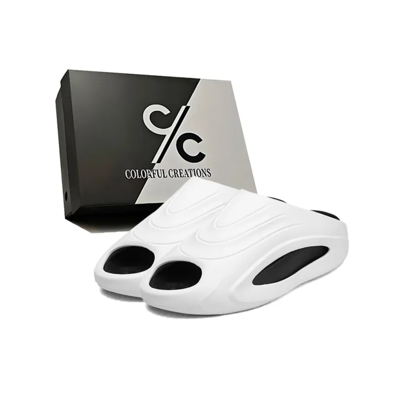 Colorful Creations EVA Quiet, Slip Resistant, Quick Dry Slide Slippers Men's Box-0