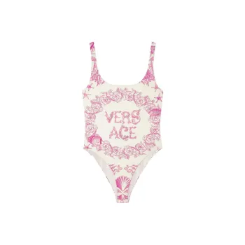 VERSACE Barocco One piece Swimsuit Women's Pink