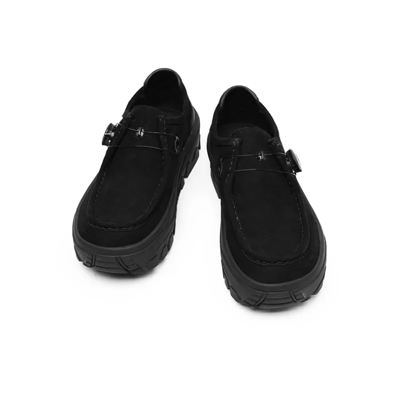 MOMGOG Men's Casual Shoes Men Low Top Khaki/Black-10