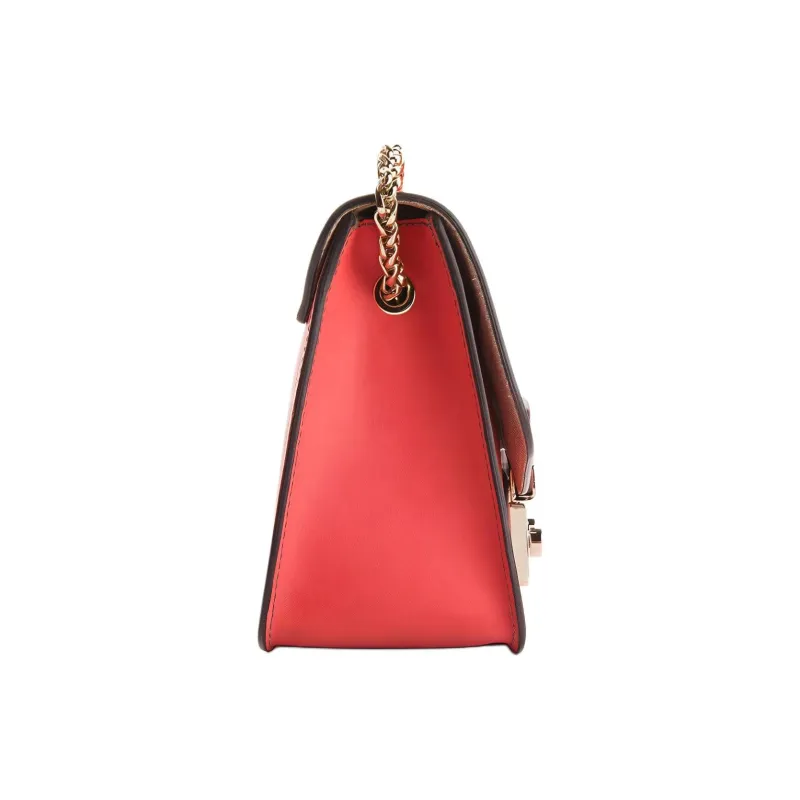 Furla Metropolis Collection Leather Crossbody Bag Women's Red-1