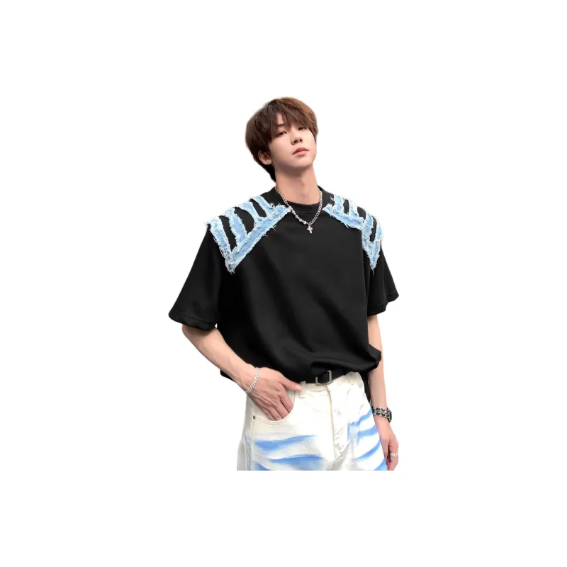 DUATOGE T Shirts Men Black -1