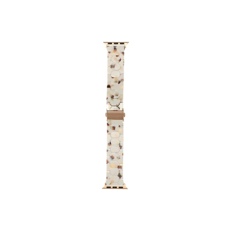 KVZUVUU Apple Compatibility Watch Band Resin Material-3
