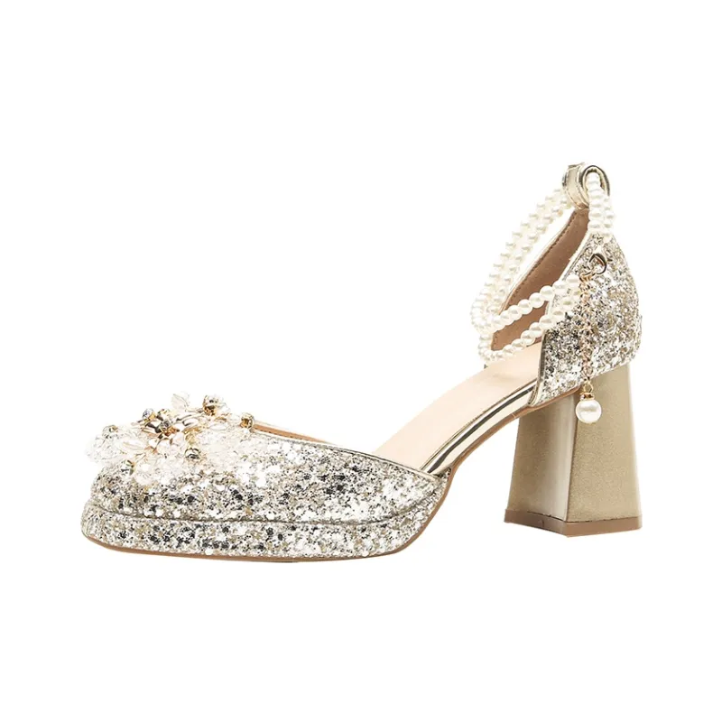 KATHRYN WILSON Chunky Heel High Heels Women's-12