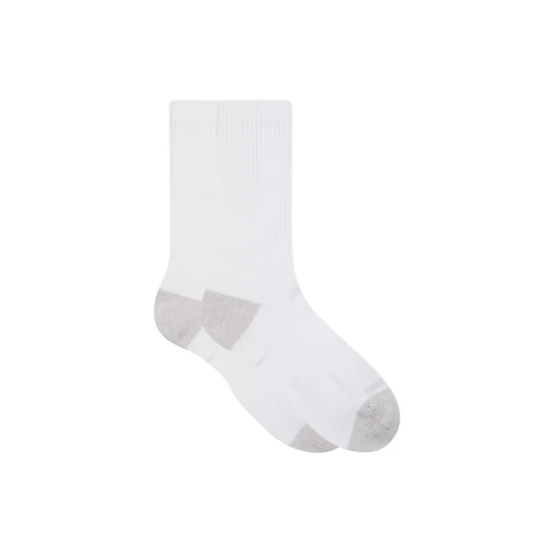 New Balance Active Premium Mid Calf Socks Unisex 2 Pack White-2