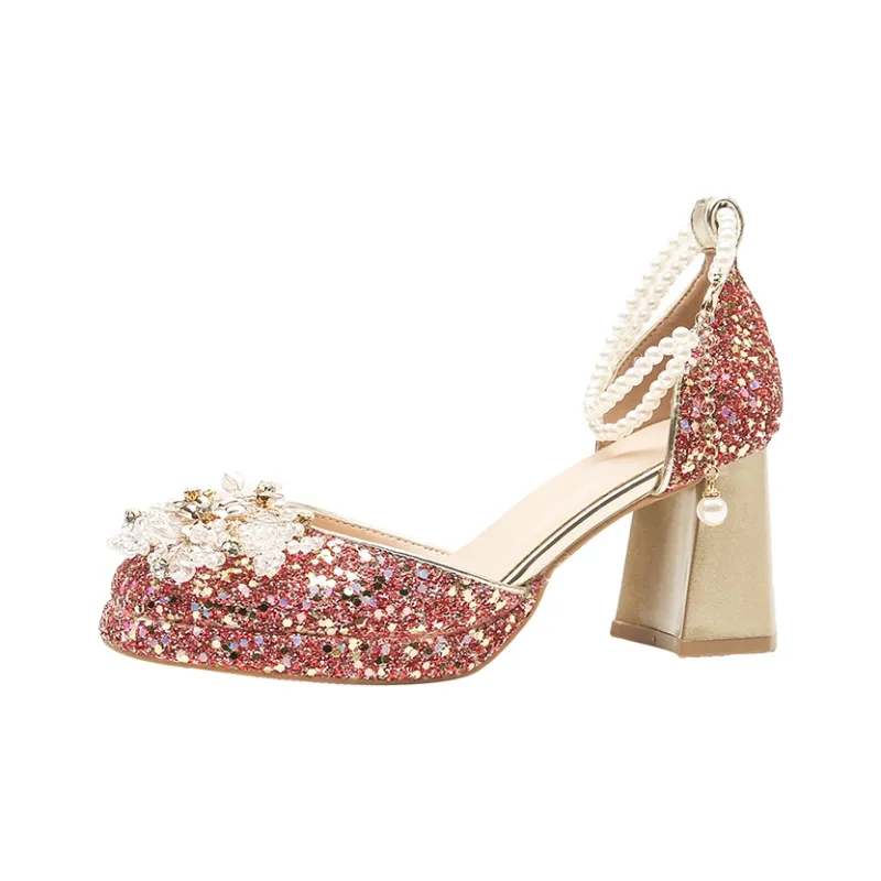 KATHRYN WILSON Chunky Heel High Heels Women's-6