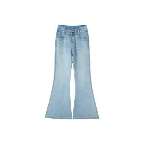 Garbege Jeans Women's Sky Blue