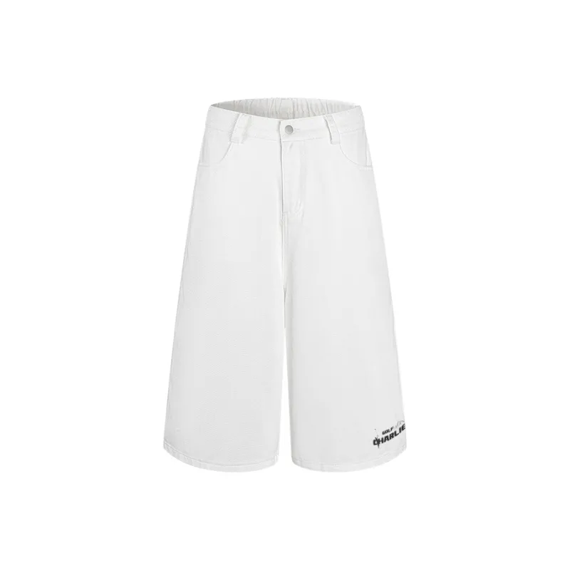 CHARLIE GOLF Denim Shorts Unisex-8