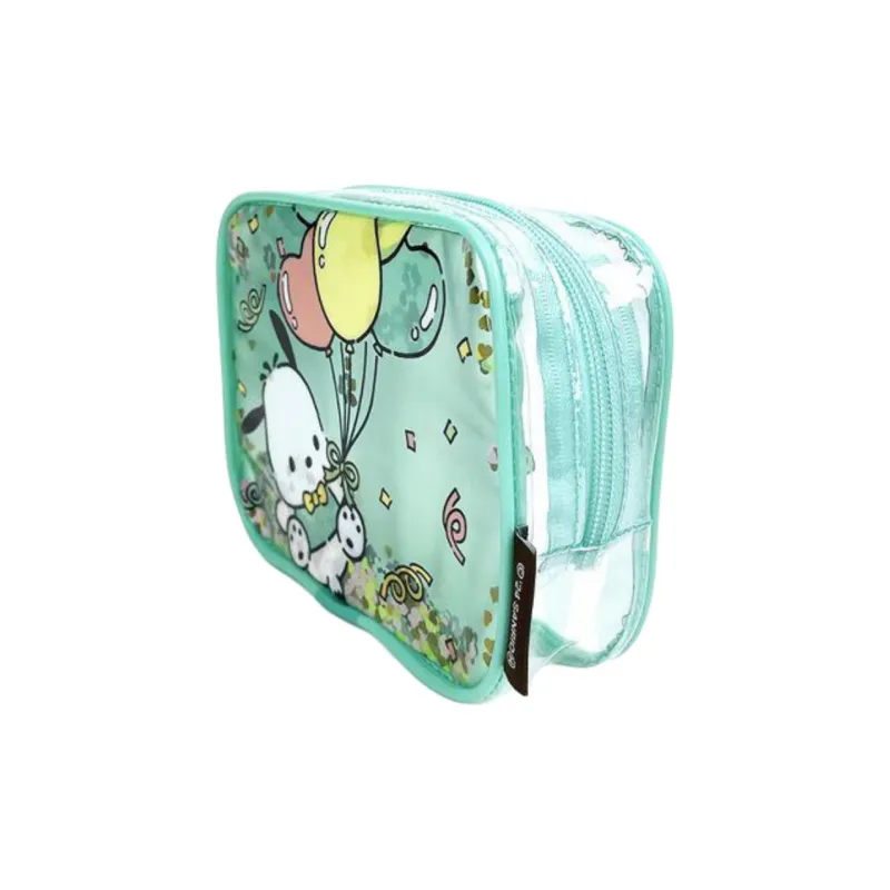 Sanrio Polyvinyl Chloride Travel Storage Bag Unisex Green-1