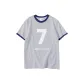 White Gray Navy Blue Edge