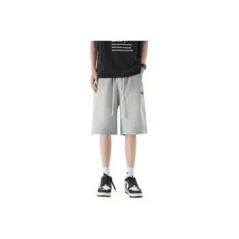 FAWENXIANGZI Denim Shorts Men's