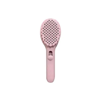 Love Of Wormwood Retractable Hair Brush Automatic Cleaning For Smooth And Tangle Free Hair