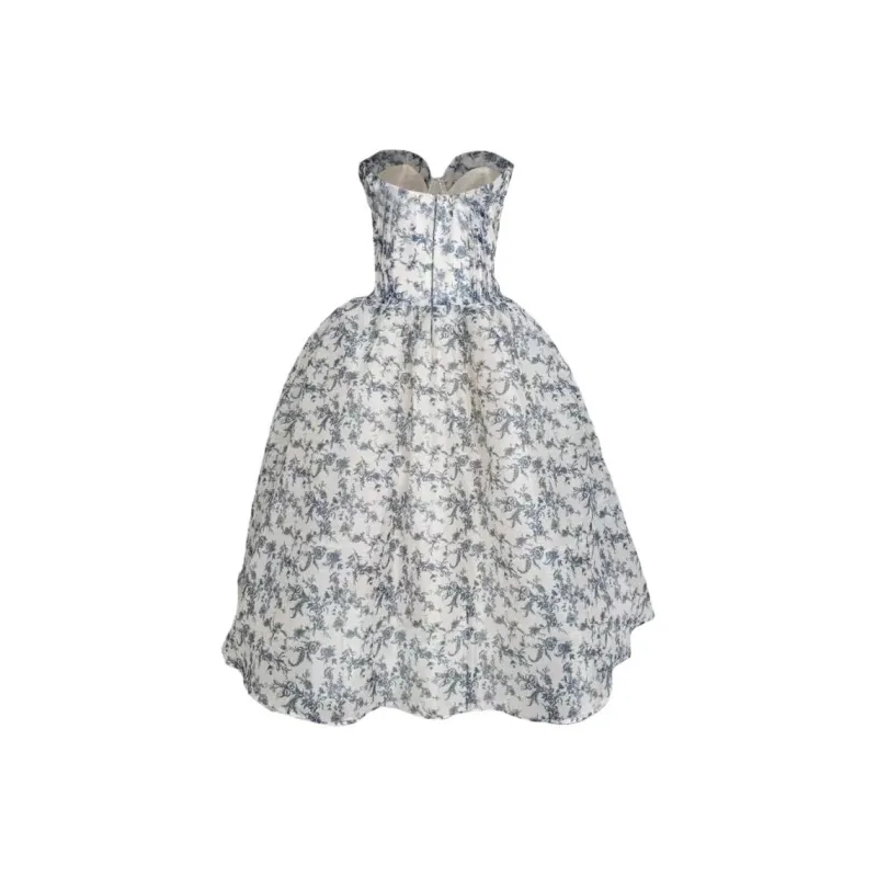 CZMO Sleeveless Dresses Women's Blue-1