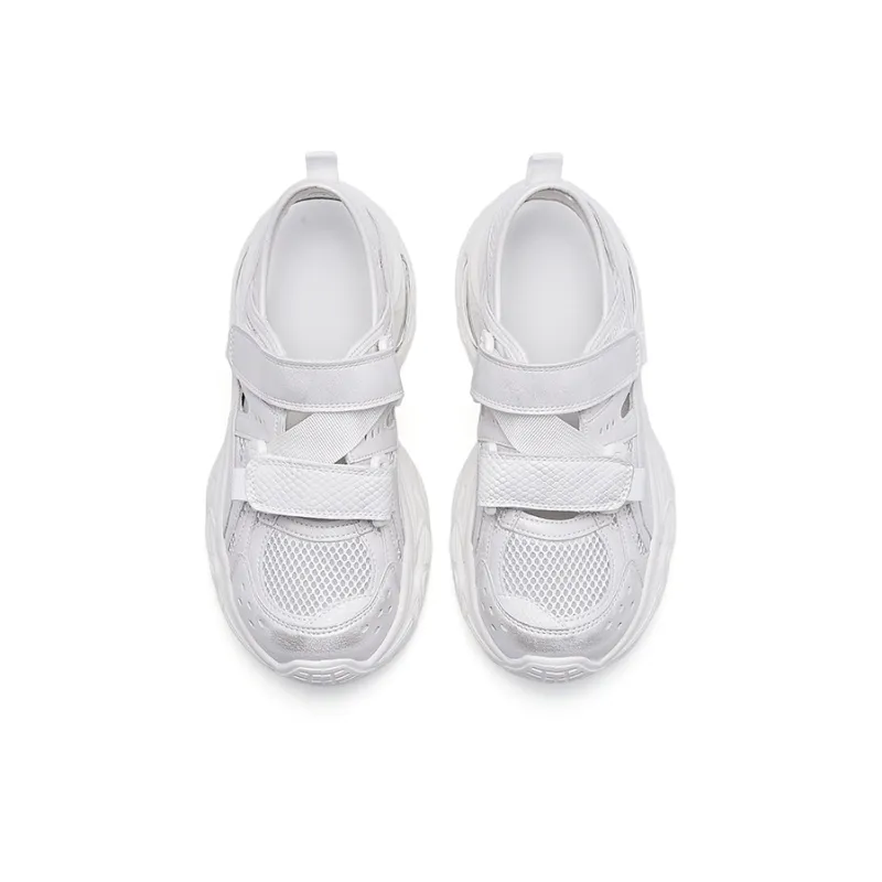 BURGELY Lightweight Height Increasing Low Top Chunky Sneakers Women's-3