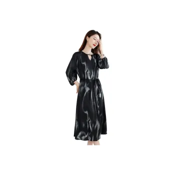 Yi Mengyuan Silk Short Sleeved Dress Women's