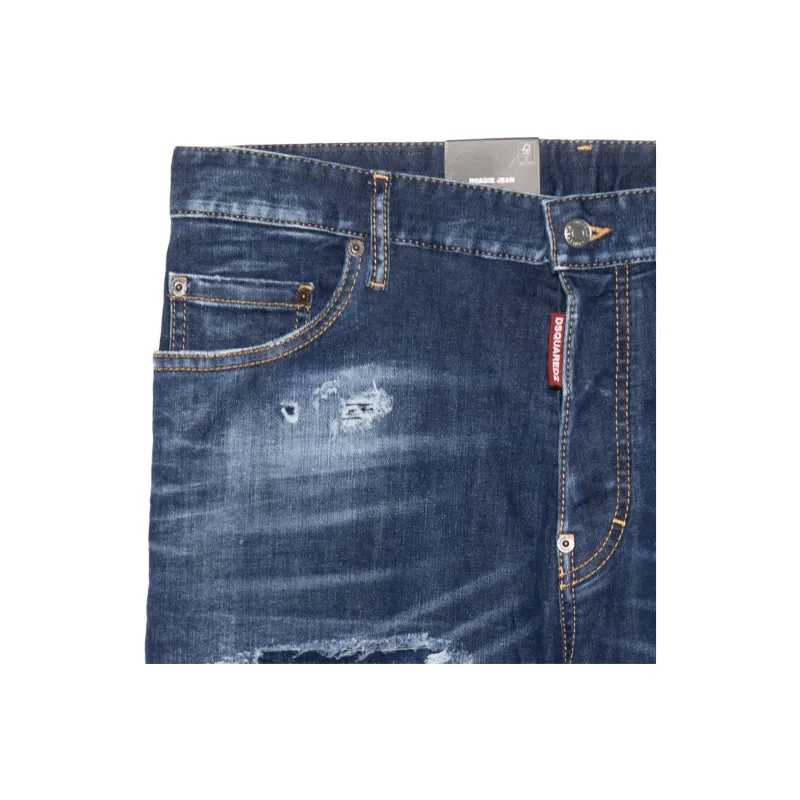 DSQUARED 2 Ripped Faded Straight leg Jeans-8