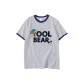White Gray Navy Blue Edge