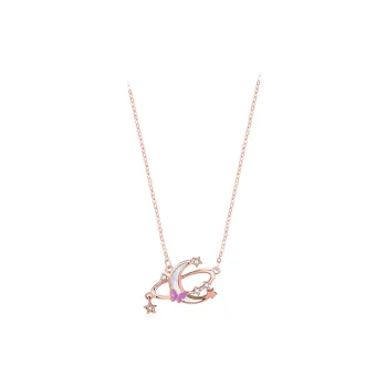 GIFU Colored Glaze Jade Necklaces Women's